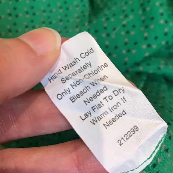 CAbi Emerald green popover top silk / viscose - Picture 9 of 9